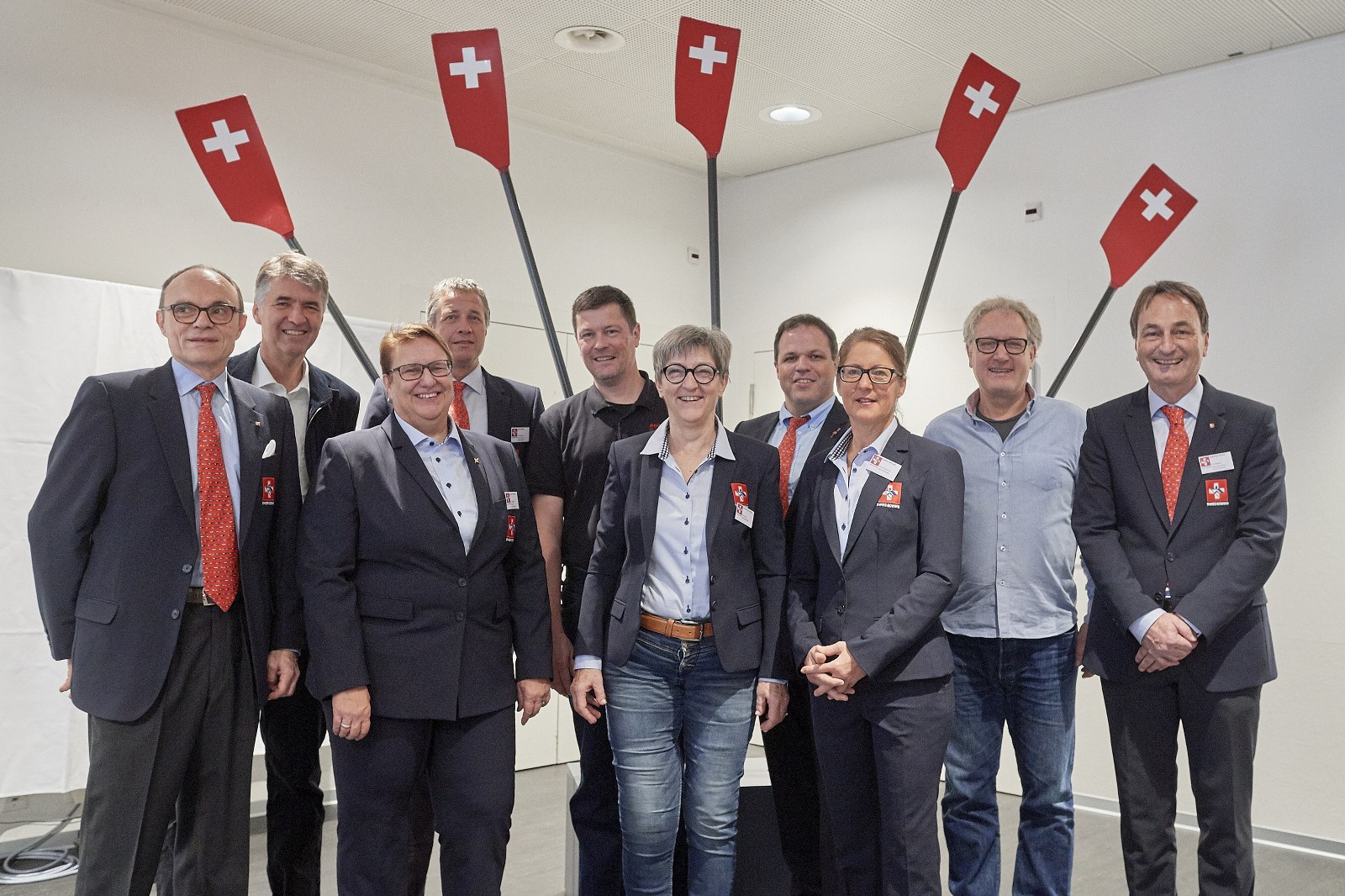Gruppenbild mit Bern's Stadtpräsident Alec von Graffenried