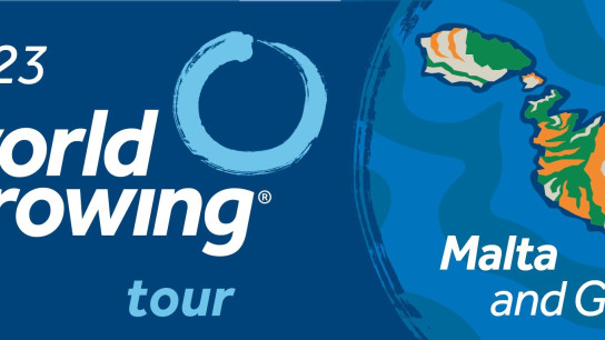 Logo World Rowing Tour 2023 Malta Gozo