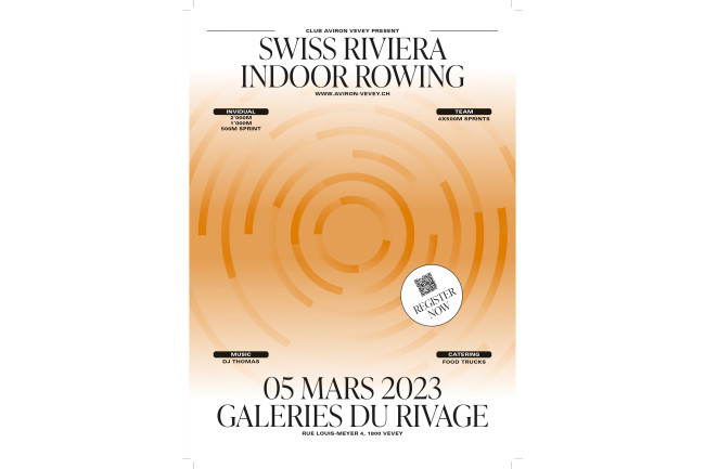 Newsbild Swiss Riviera Indoor Rowing Championship 2023